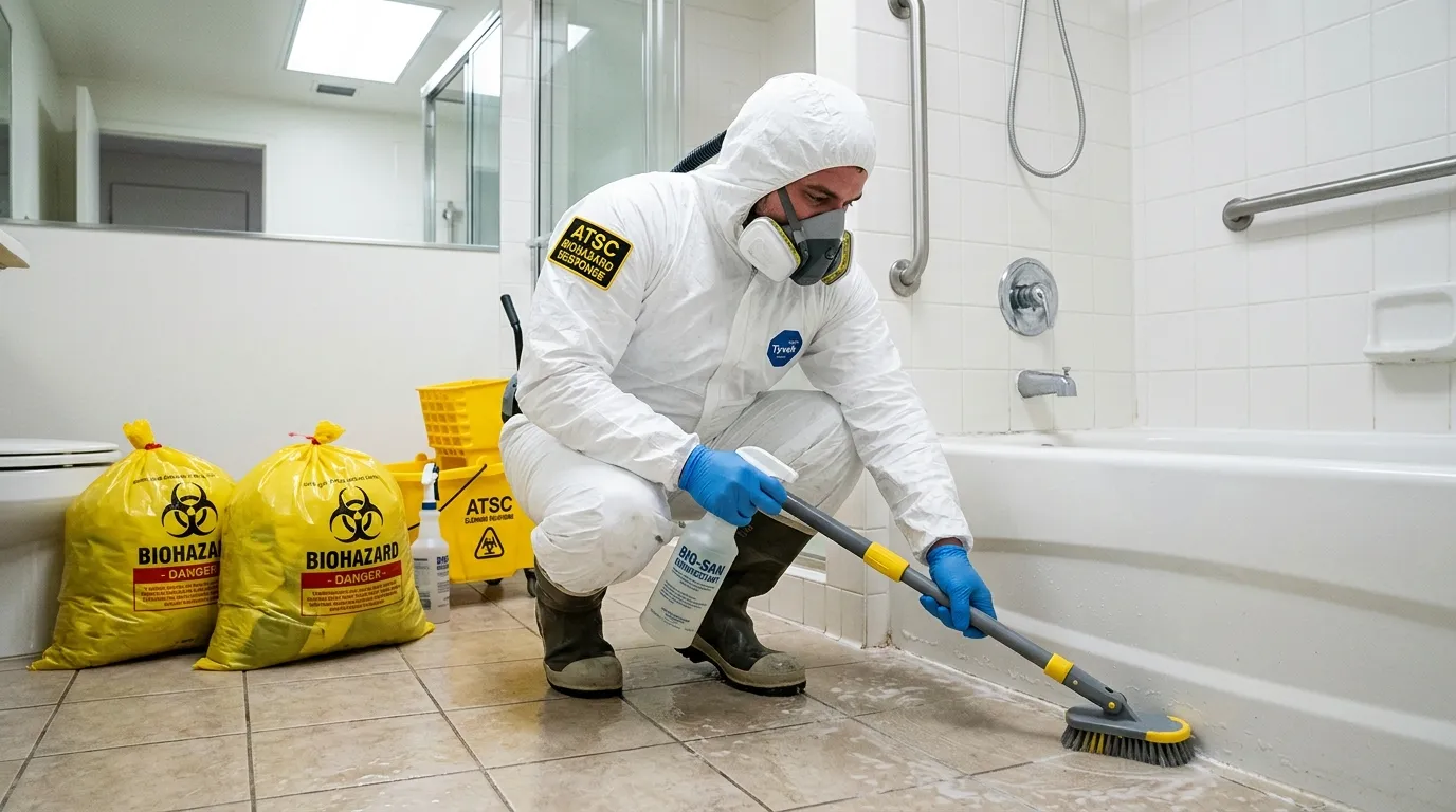 Decontamination equipment deployed for Blood Cleanup in Pflugerville